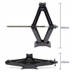Cric trapezoidal 1,5 tone cu husa pentru transport 105-385mm