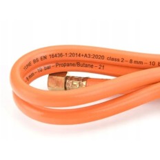 Furtun  pentru arzatoare pe gaz , 5M , GW 3/8" și W21.8mm