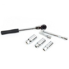 VERDA , Cheie cu clichet pentru bujii , 16-18-21 mm