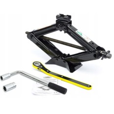 Cric trapezoidal 2T 100-410mm cu clichet si o cheie telescopica SN4549