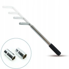 Set cric foarfeca 2 tone 90-440mm, cu clichet, cheie telescopica si husa incluse SN4550